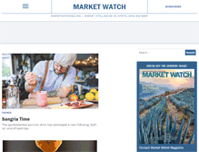 Tablet Screenshot of marketwatchmag.com